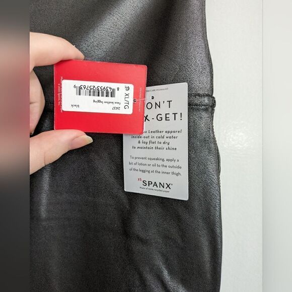 NWT Faux Leather Spanx Size XL - Picture 4 of 6